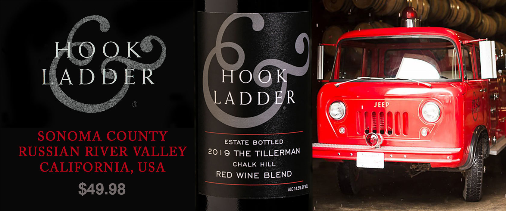 Hook & Ladder Wines, 'The Tillerman' Red Blend, Russian River , California, USA
